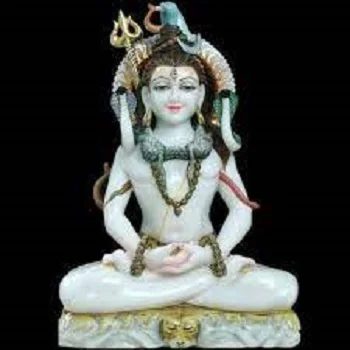 White Marble Shiva Statue